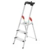 Hailo Alu-Haushaltsleiter XXL L80 Comfortline 3-stufig