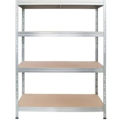 Ar Shelving Schwerlast-Steckregal Rivet 180 Cm X 120 Cm X 45 Cm 4 Böden Verzinkt