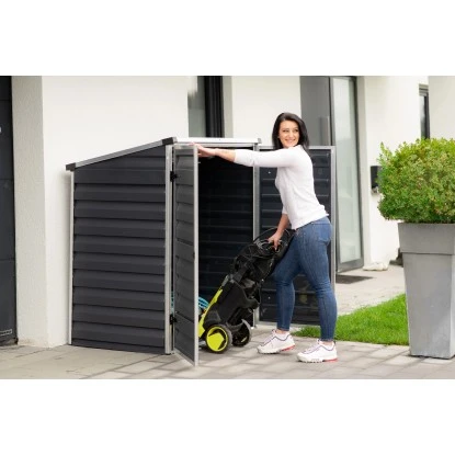 Palram Geräte- Und Mülltonnenbox Voyager Schwarz – Bild 4