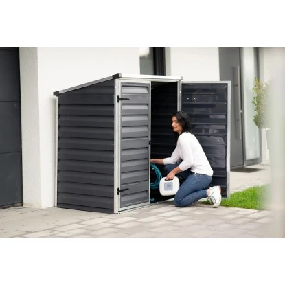 Palram Geräte- Und Mülltonnenbox Voyager Schwarz – Bild 6