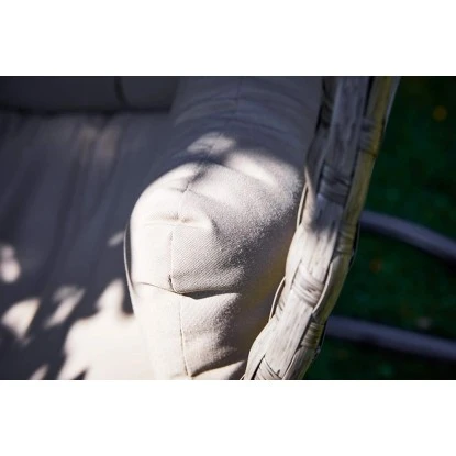 Hängesessel Leyburn Aus Polyrattan Grau-Taupe – Bild 9