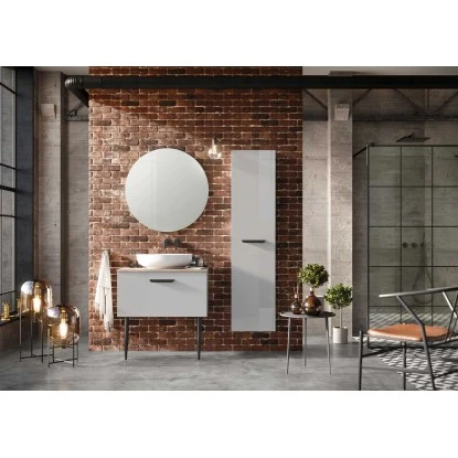 Maximus Waschbeckenunterschrank Tall 60 Cm 1S Stone Matt – Bild 3