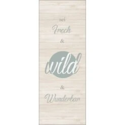 Leinwandbild Anonymus Frech Wild & Wunderbar 77 Cm X 27 Cm