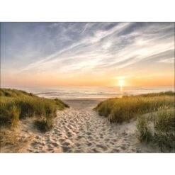 Leinwandbild Anonymus Weg Zum Strand 77 Cm X 57 Cm