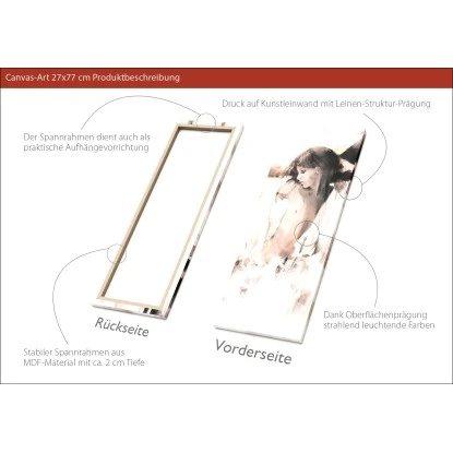 Leinwandbild Haenraets Painted Lovely II 77 Cm X 27 Cm â Bild 3