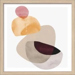 Bild Mit Rahmen Anonymus Abstract Shapes IV 32,5 Cm X 32,5 Cm