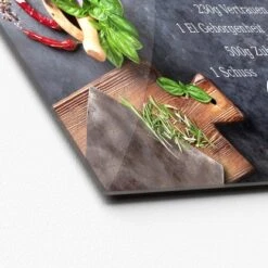 Glasbild Kochkreation III 20 Cm X 20 Cm