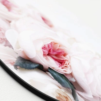 Glasbild Pink Flowers I 30 Cm X 30 Cm – Bild 2