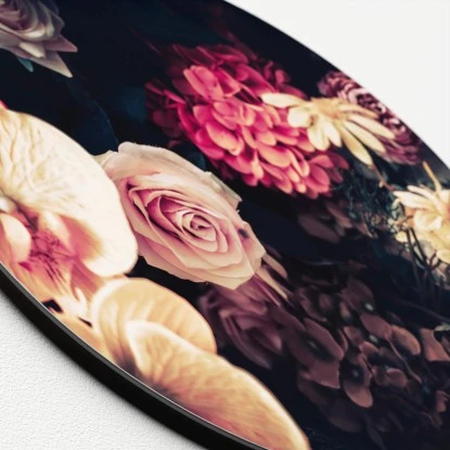 Glasbild Baroque Flowers II 30 Cm X 30 Cm – Bild 2