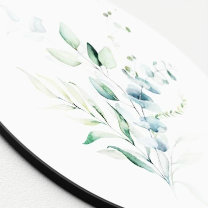 Glasbild Watercoloured Leaves I 30 Cm X 30 Cm – Bild 2