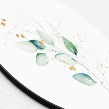 Glasbild Watercoloured Leaves II 30 Cm X 30 Cm – Bild 2