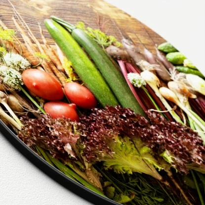 Glasbild Gemüse I 30 Cm X 30 Cm – Bild 2