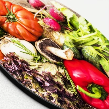 Glasbild Gemüse II 30 Cm X 30 Cm – Bild 2