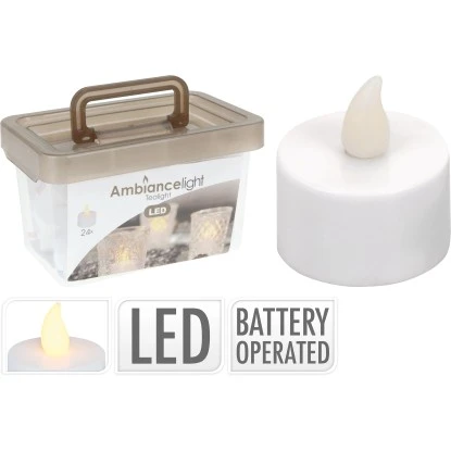 Teelichter LED 24 Stück Inkl. Batterien – Bild 2