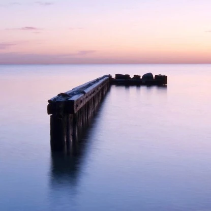 Leinwandbild Anonymus Quite Morning 50 Cm X 50 Cm