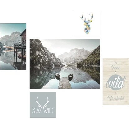 Leinwandbild Canvas-Art Nordic Atmosphere 150 Cm X 70 Cm