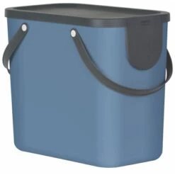 Rotho Mülleimer Albula Blau 25 L