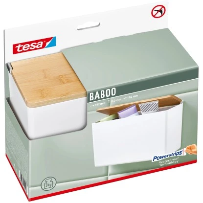 Tesa Baboo Aufbewahrungsbox X-Large Weiß Mit Deckel – Bild 2