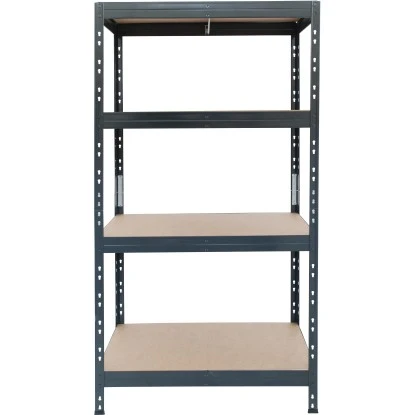 Metall-Schwerlast-Steckregal Rivet Anthrazit 180 Cm X 90 Cm X 45 Cm 4 Böden – Bild 2