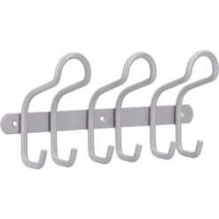 Siro Hakenleiste 1783 Metall Aluminium Länge 300 Mm 6 Haken