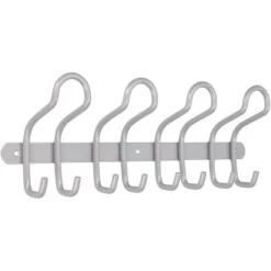 Siro Hakenleiste 1783 Metall Aluminium Länge 400 Mm 8 Haken