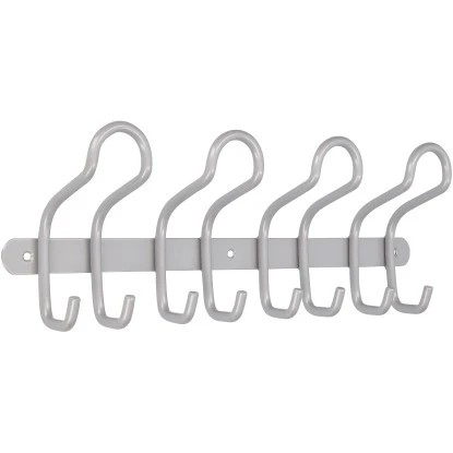 Siro Hakenleiste 1783 Metall Aluminium Länge 400 Mm 8 Haken