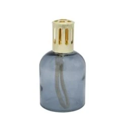 Scentchips Öllampe Form Zylinder Glas Grau 16 X 9 Cm