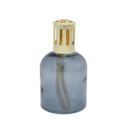 Scentchips Öllampe Form Zylinder Glas Grau 16 X 9 Cm