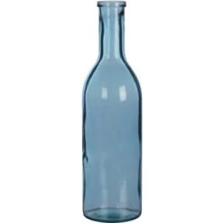Mica Decorations Glasflasche Rioja 50 Cm X Ø 15 Cm Hellblau