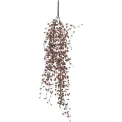 Mica Decorations Kunstpflanze Peperomia Hängend 80 Cm X 15 Cm X 4 Cm Bordeaux