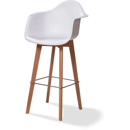 Veba Barhocker Keeve Mit Armlehne 119 X 53 X 47 Cm Weiß – Bild 3