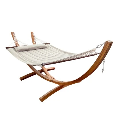 Axi Hängematte Hawaii Set Mit Holzgestell Beige – Bild 3
