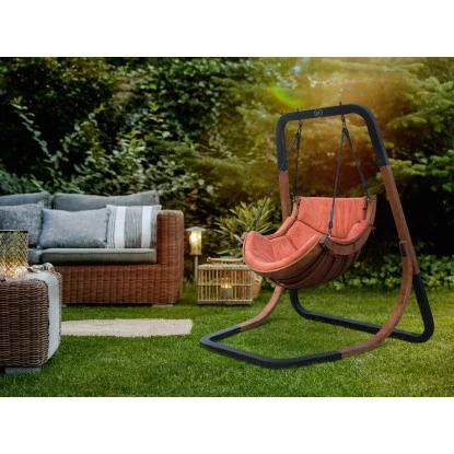 Axi Hängesessel Capri Mit Gestell Terrakotta – Bild 2