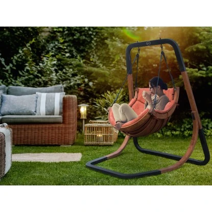 Axi Hängesessel Capri Mit Gestell Terrakotta – Bild 4