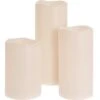 LED-Kerze 3er-Set Ivory