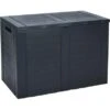 Kissenbox 170 Liter Anthrazit BxHxT 75 Cm X 53 Cm X 44 Cm