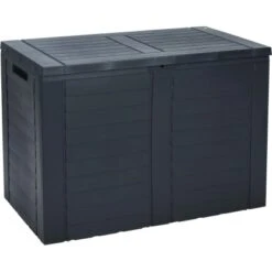 Kissenbox 170 Liter Anthrazit BxHxT 75 Cm X 53 Cm X 44 Cm