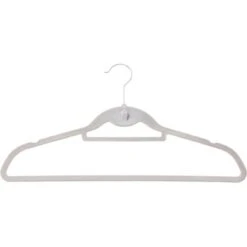 Kleiderbügel Beflockt Mit Steg 10 Stück