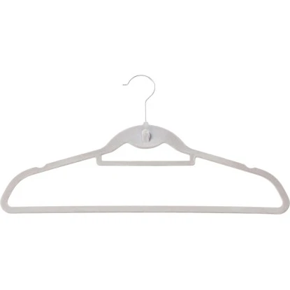 Kleiderbügel Beflockt Mit Steg 10 Stück