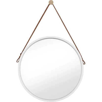 Spiegel RundØ 50 Cm Weiß