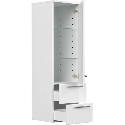 Posseik Badmöbel-Set Homeline 80 Cm Weiß Hochglanz 5-teilig – Bild 7