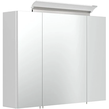 Posseik Badmöbel-Set Luna 80 Cm Weiß Hochglanz 3-teilig – Bild 7