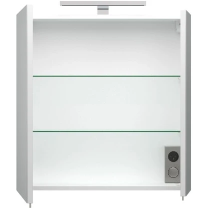 Posseik Badmöbel-Set Pro 60 Cm Weiß Hochglanz 4-teilig – Bild 3