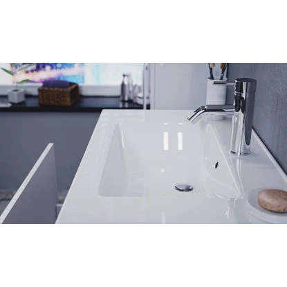 Posseik Badmöbel-Set Pro 75 Cm Weiß Hochglanz 4-teilig – Bild 7