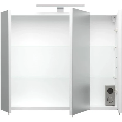 Posseik Badmöbel-Set Pro 75 Cm Weiß Hochglanz 4-teilig – Bild 3