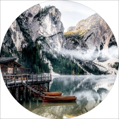 Pro Art Glasbild Wildsee IV Ø 30 Cm