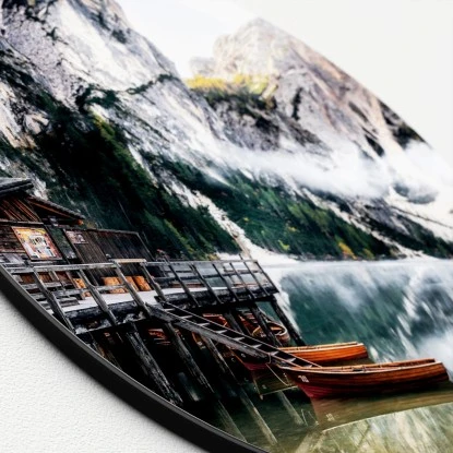 Pro Art Glasbild Wildsee IV Ø 30 Cm – Bild 2