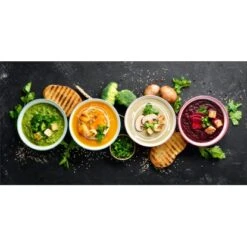 Pro Art Bild Canvas-Art Vegetable Soup Bowls 100 Cm X 50 Cm