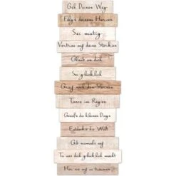 Pro Art Bild Cut-Out Lebensmotto 70 Cm X 25 Cm