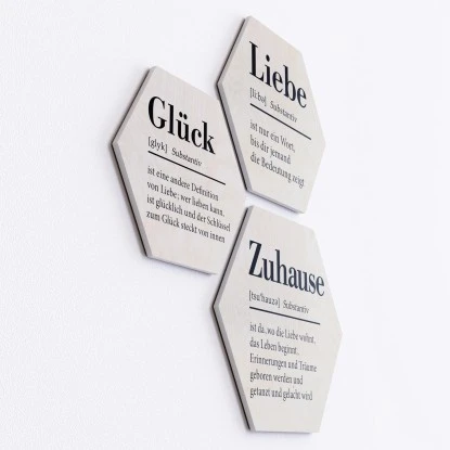 Pro Art Bildkacheln Cut-Out Zuhause Glück Liebe 3 Stk. 50 Cm X 50 Cm – Bild 3